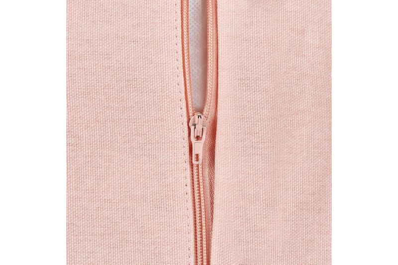 Pyntepuder Leea sæt af 2 Rosa/Hvid - Rosa/Hvid - Tekstiler - Pude & plaid - Udendørs puder