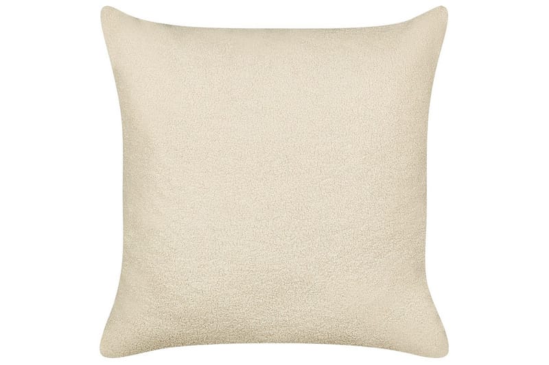 Pyntepuder Leuzea sæt med 2 Beige, 60x60 cm - Beige, 60x60 cm - Tekstiler - Pude & plaid - Udendørs puder