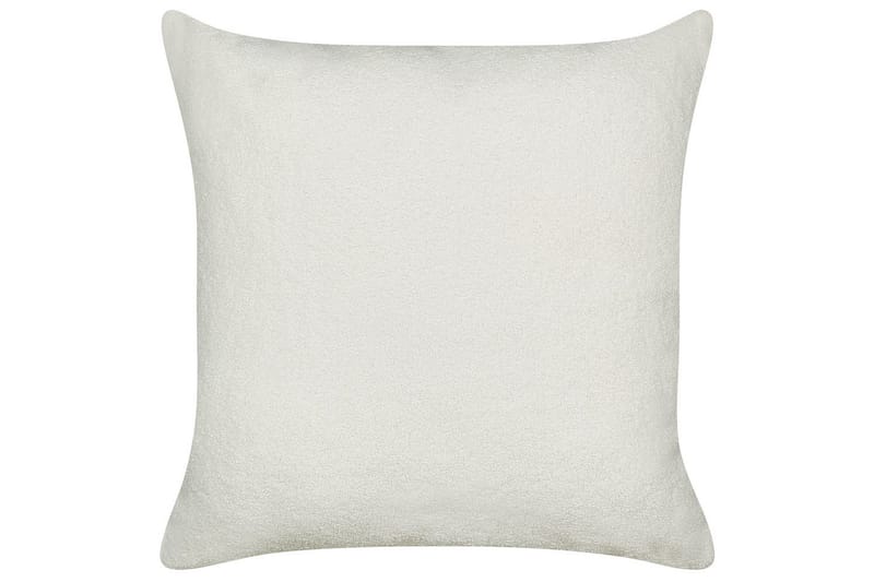 Pyntepuder Leuzea sæt med 2 Hvid, 60x60 cm - Hvid, 60x60 cm - Tekstiler - Pude & plaid - Udendørs puder