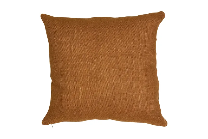 Linnedus Pudebetræk 45x45 cm Cognac, Fondaco