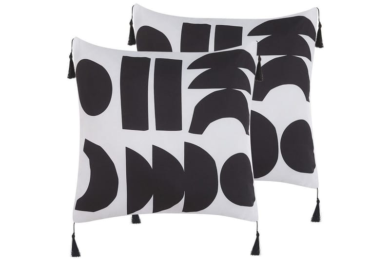 Pyntepuder Liriope sæt af 2 Firkantet, Firkantet