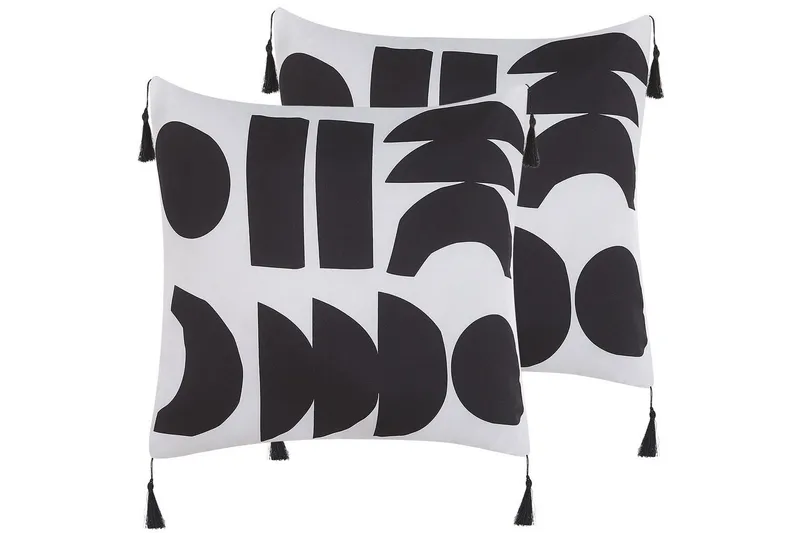 Pyntepuder Liriope sæt af 2 Firkantet, Firkantet