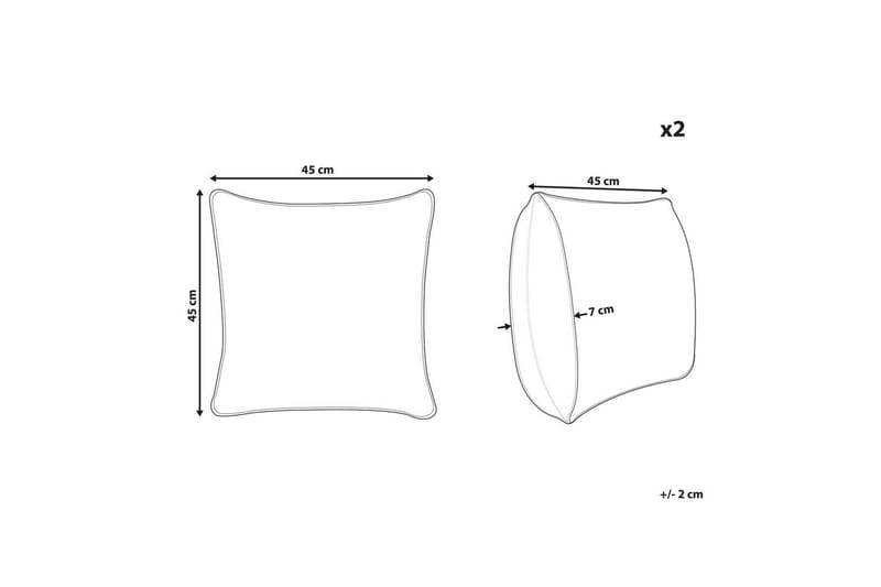 Pyntepuder Lonicera sæt af 2 - Tekstiler - Pude & plaid - Pyntepuder & pudebetræk