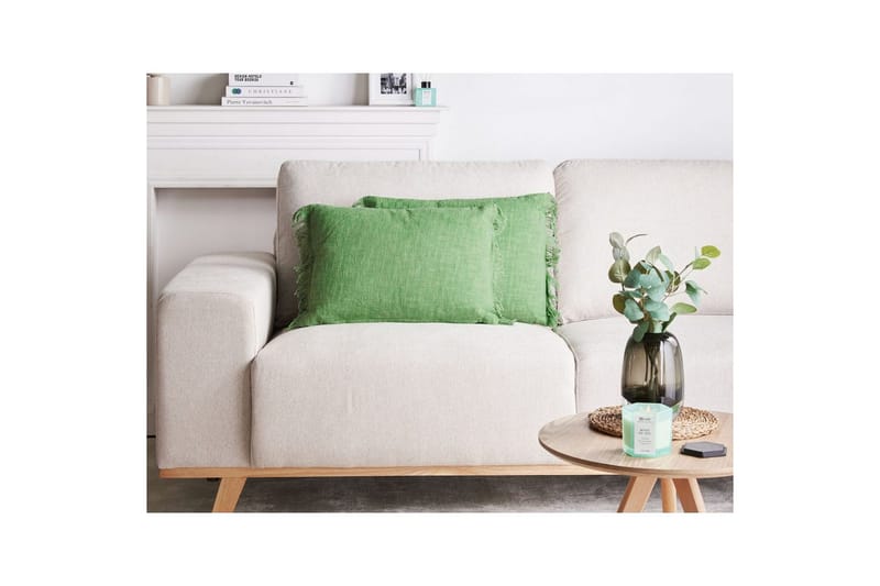 Pyntepuder Maba sæt af 2 Grøn - Grøn - Tekstiler - Pude & plaid - Udendørs puder