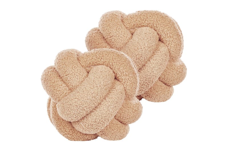 Pyntepuder Malni sæt á 2 Beige - Beige - Tekstiler - Pude & plaid - Udendørs puder