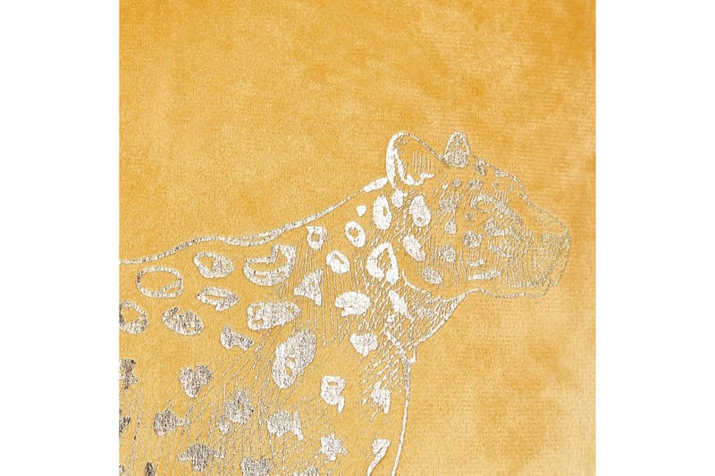 Pyntepuder Marula sæt om 2 Gul/Guld - Gul/Guld - Tekstiler - Pude & plaid - Udendørs puder