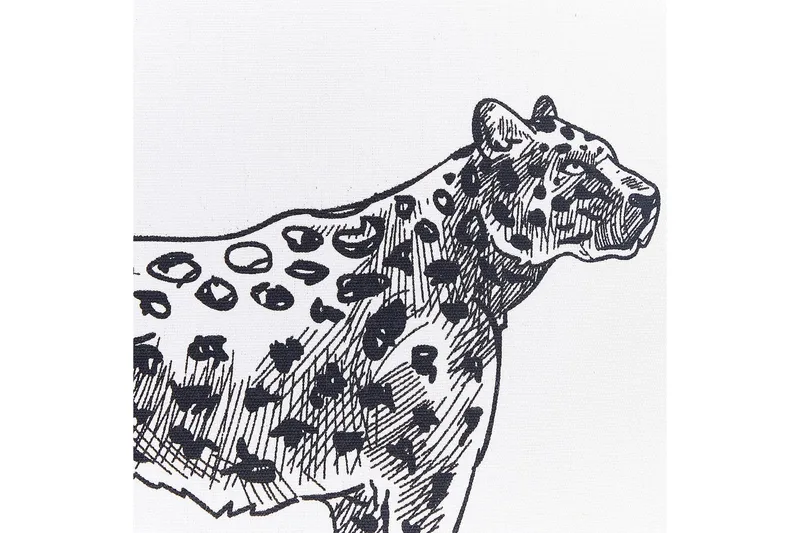 Pyntepuder Marula sæt om 2 Hvid/Sort - Hvid/Sort - Tekstiler - Pude & plaid - Udendørs puder