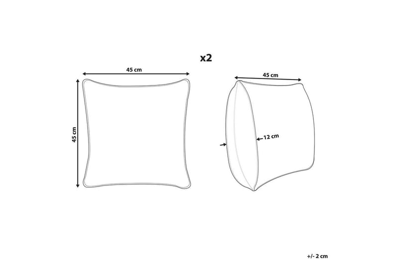 Pyntepuder Meadowfoam sæt af 2 - Tekstiler - Pude & plaid - Pyntepuder & pudebetræk