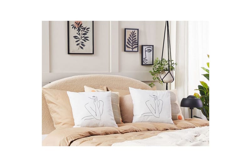 Pyntepuder Meadowfoam sæt af 2 - Tekstiler - Pude & plaid - Pyntepuder & pudebetræk