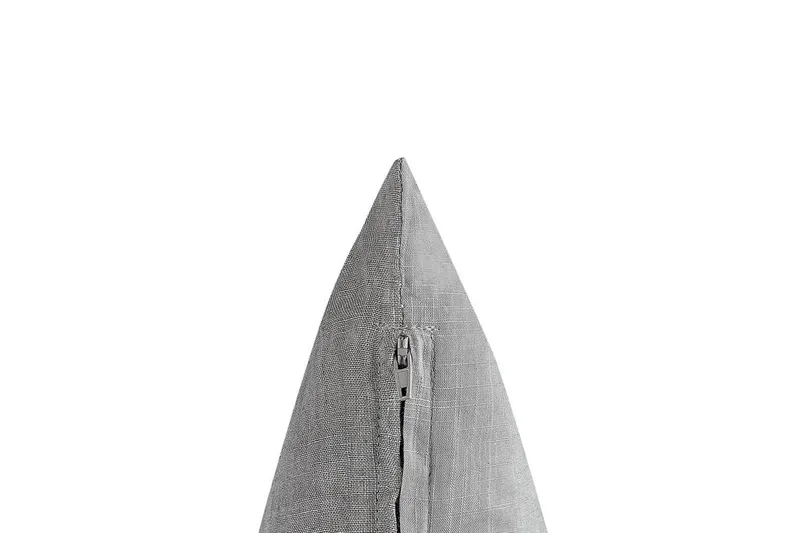 Pyntepuder Milas sæt om 2 Grå/hvid - Grå/hvid - Tekstiler - Pude & plaid - Udendørs puder