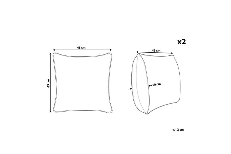 Pyntepuder Mudanya sæt af 2 - Tekstiler - Pude & plaid - Udendørs puder