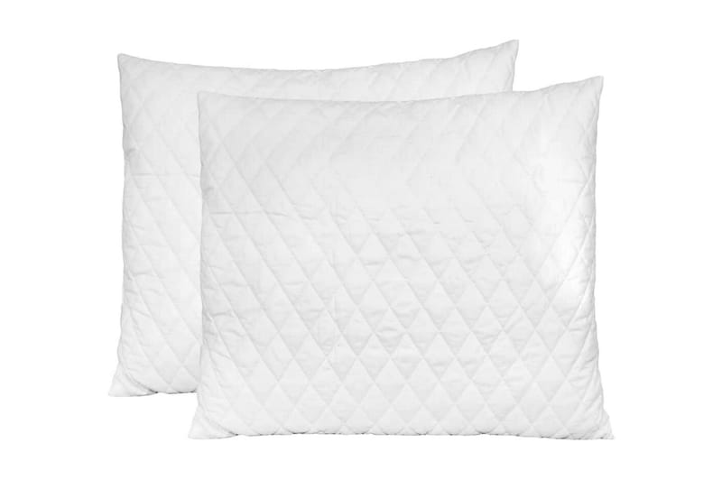 Puder 2 Stk. 70 X 60 X 14 Cm Memoryskum - Hvid - Tekstiler - Pude & plaid - Pyntepuder & pudebetræk