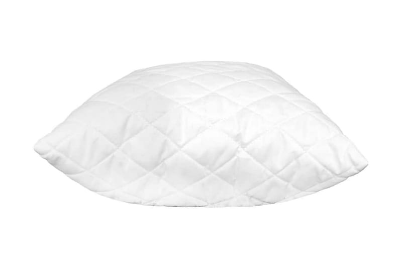 Puder 2 Stk. 80 X 40 X 14 Cm Memoryskum - Hvid - Tekstiler - Pude & plaid - Pyntepuder & pudebetræk