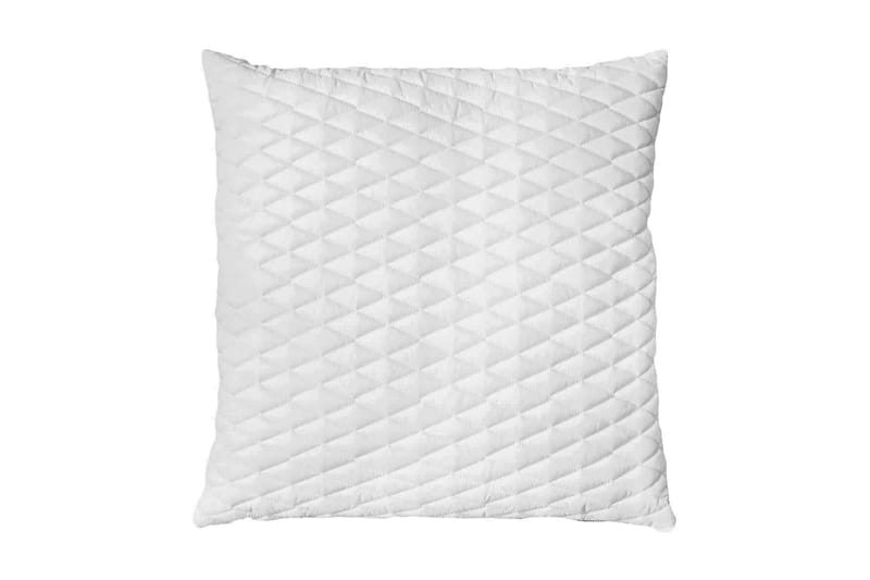 Puder 2 Stk. 80 X 80 X 14 Cm Memoryskum - Hvid - Tekstiler - Pude & plaid - Pyntepuder & pudebetræk