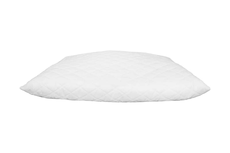 Puder 2 Stk. 80 X 80 X 14 Cm Memoryskum - Hvid - Tekstiler - Pude & plaid - Pyntepuder & pudebetræk