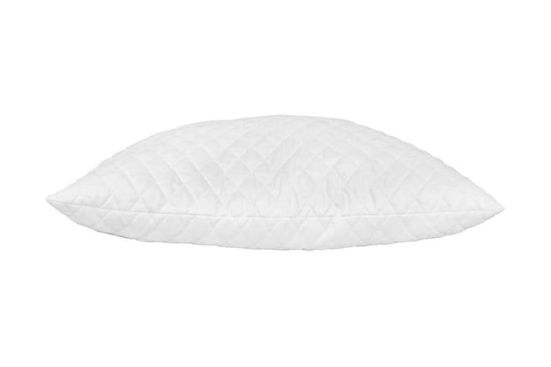 Puder 2 Stk. 80 X 80 X 14 Cm Memoryskum - Hvid - Tekstiler - Pude & plaid - Pyntepuder & pudebetræk