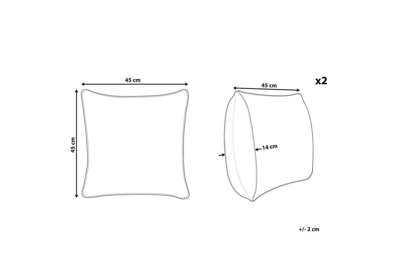 Pyntepuder Ratibida sæt af 2 - Tekstiler - Pude & plaid - Pyntepuder & pudebetræk