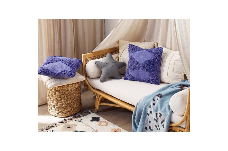 Pyntepuder Rhoeo Violet - Violet - Tekstiler - Pude & plaid - Udendørs puder