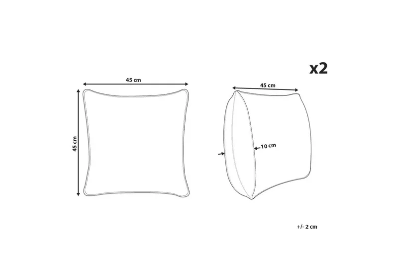 Pyntepuder Robbie sæt af 2 - Tekstiler - Pude & plaid - Pyntepuder & pudebetræk