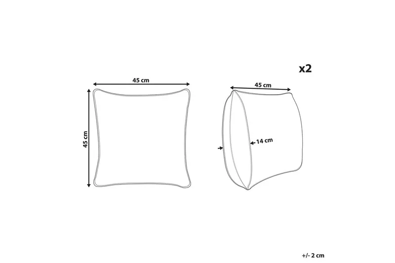 Pyntepuder Rochea sæt af 2 - Tekstiler - Pude & plaid - Pyntepuder & pudebetræk