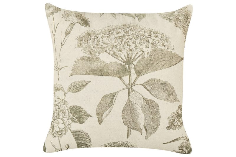 Pyntepuder Rosemary sæt á 2 Beige/Grøn - Beige/Grøn - Tekstiler - Pude & plaid - Udendørs puder