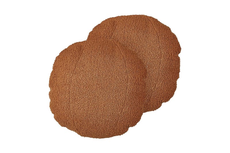 Pyntepuder Rutabaga sæt af 2 Brun - Brun - Tekstiler - Pude & plaid - Udendørs puder