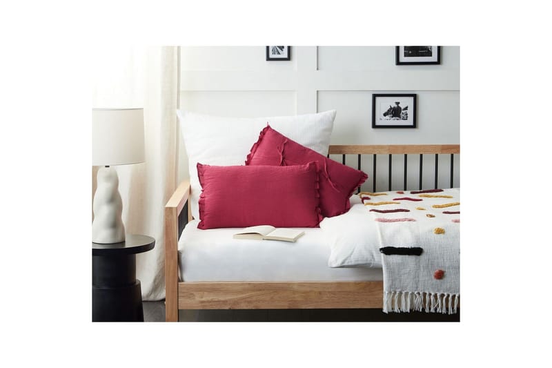 Pyntepuder Sassafras sæt på 2 Rød - Rød - Tekstiler - Pude & plaid - Pyntepuder & pudebetræk