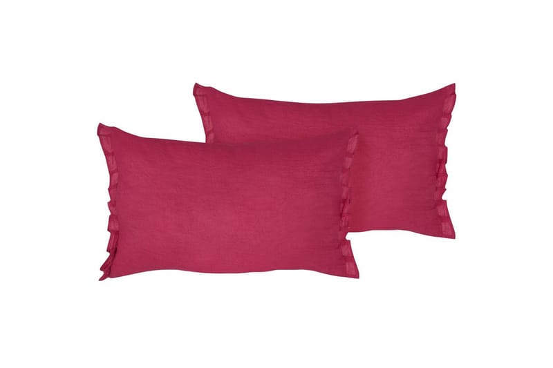 Pyntepuder Sassafras sæt på 2 Rød - Rød - Tekstiler - Pude & plaid - Pyntepuder & pudebetræk