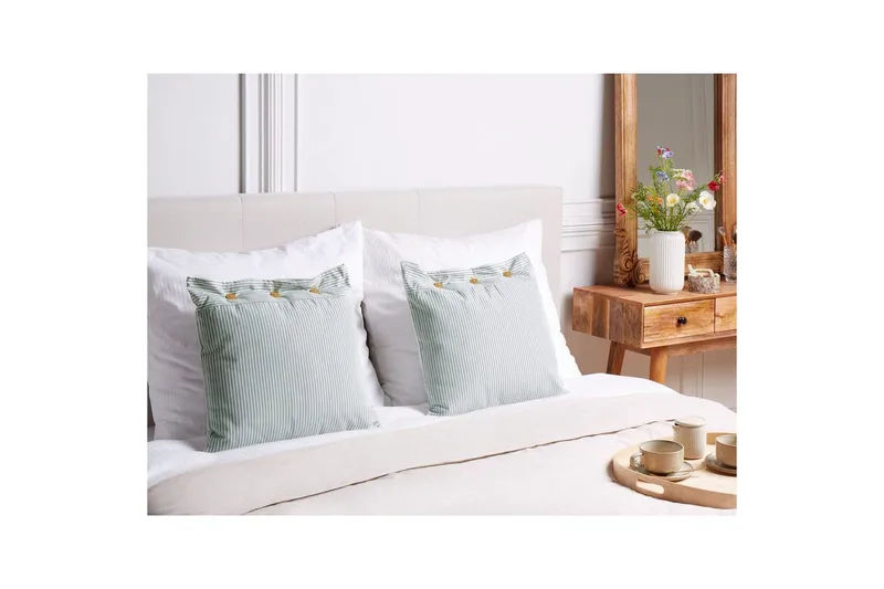 Pyntepuder Sebrine sæt med 2 Firkantet - Firkantet - Tekstiler - Pude & plaid - Pyntepuder & pudebetræk