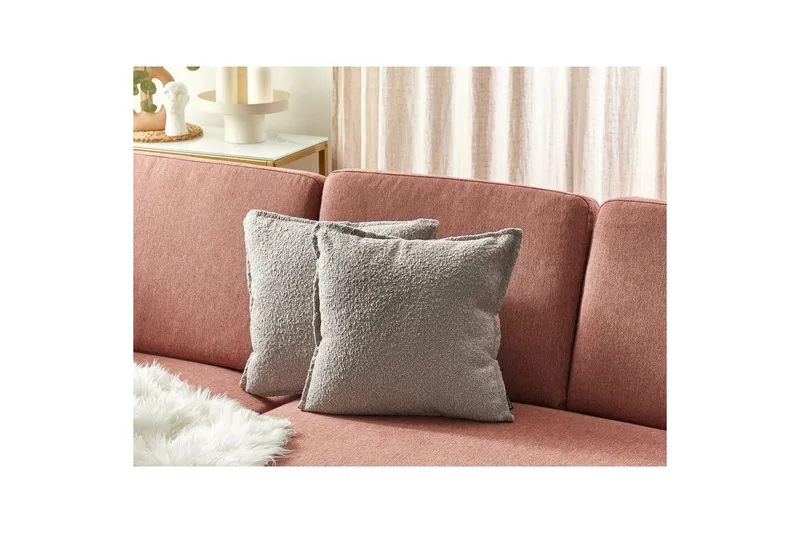 Pyntepuder Senecia sæt med 2 Beige - Beige - Tekstiler - Pude & plaid - Pyntepuder & pudebetræk