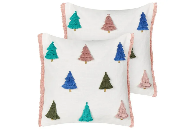 Pyntepuder Skimmia sæt af 2, undefined