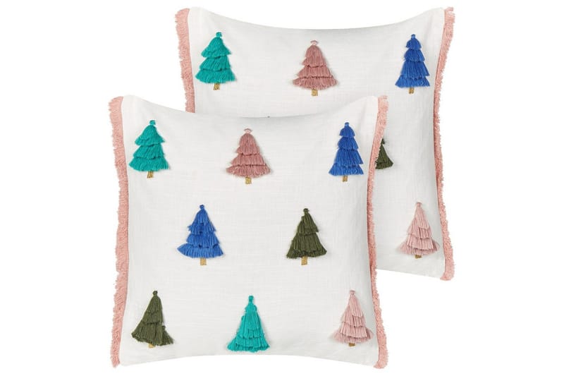 Pyntepuder Skimmia sæt af 2, undefined