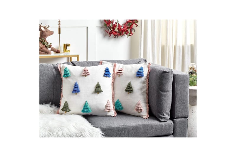 Pyntepuder Skimmia sæt af 2 - Tekstiler - Pude & plaid - Pyntepuder & pudebetræk