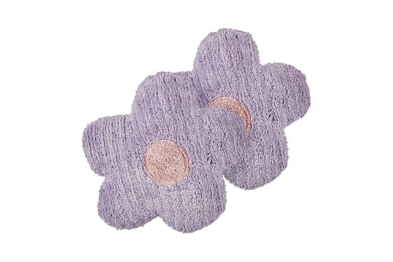 Pyntepuder Sorrel sæt á 2 Violet/Hvid/Rosa, Violet/Hvid/Rosa