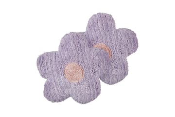 Pyntepuder Sorrel sæt á 2 Violet/Hvid/Rosa