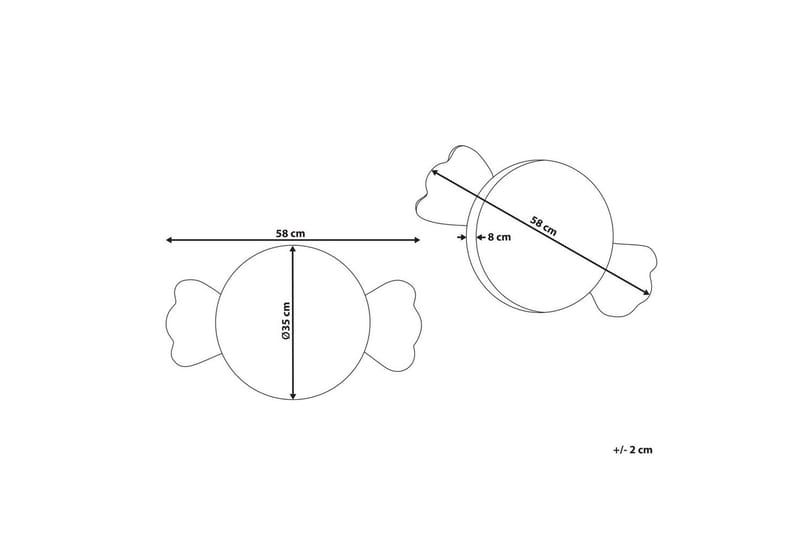 Pyntepuder Spiral Candy sæt af 2 - Tekstiler - Pude & plaid - Udendørs puder
