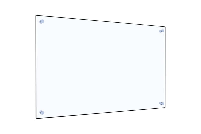 Stænkplade Til Køkkenet 80 X 50 Cm Hærdet Glas Transparent - gennemsigtig - Pyntepuder & pudebetræk