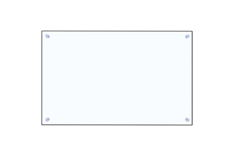 Stænkplade Til Køkkenet 80 X 50 Cm Hærdet Glas Transparent - gennemsigtig - Pyntepuder & pudebetræk
