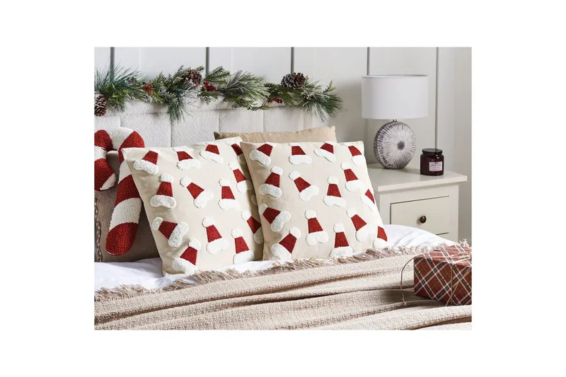 Pyntepuder Sugarplum sæt á 2 - Tekstiler - Pude & plaid - Pyntepuder & pudebetræk