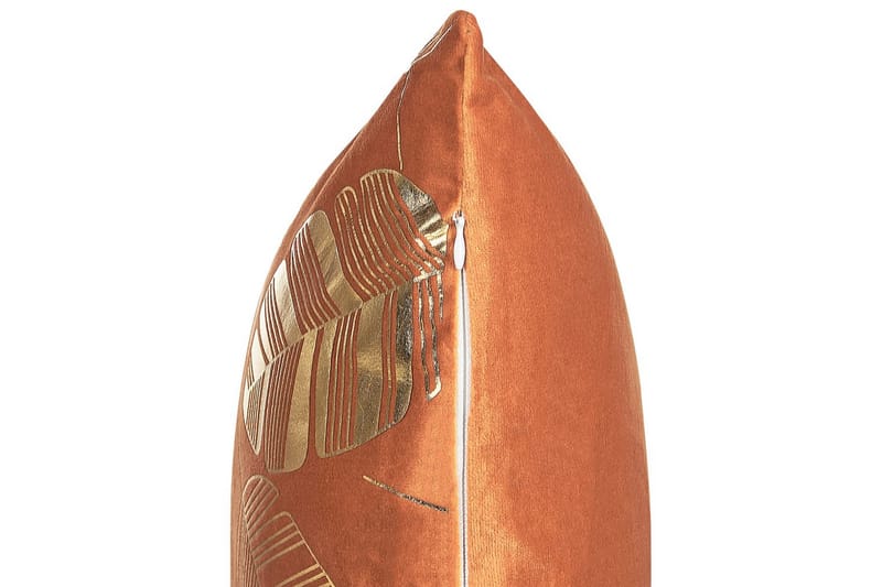 Pyntepuder Sunflower sæt á 2 Orange/Guld - Orange/Guld - Tekstiler - Pude & plaid - Udendørs puder
