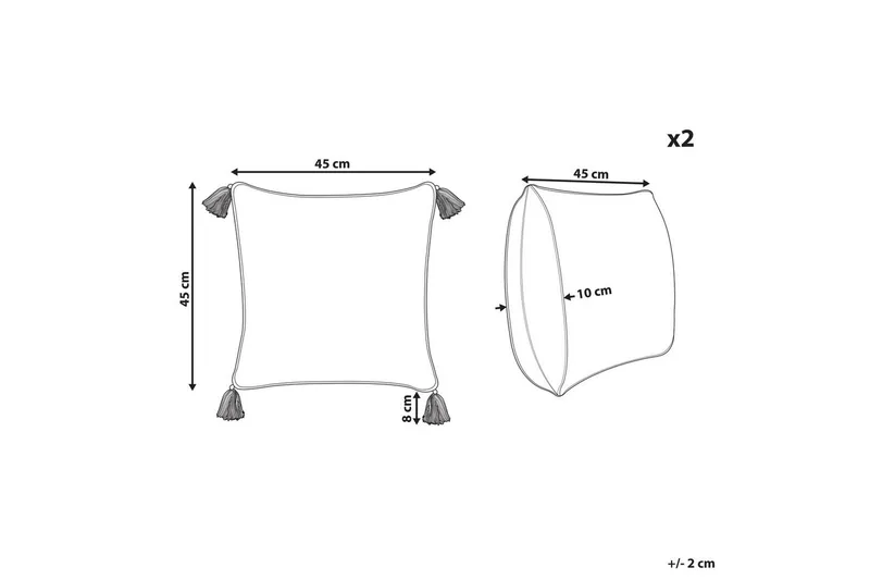 Pyntepuder Syringa sæt af 2 - Tekstiler - Pude & plaid - Pyntepuder & pudebetræk
