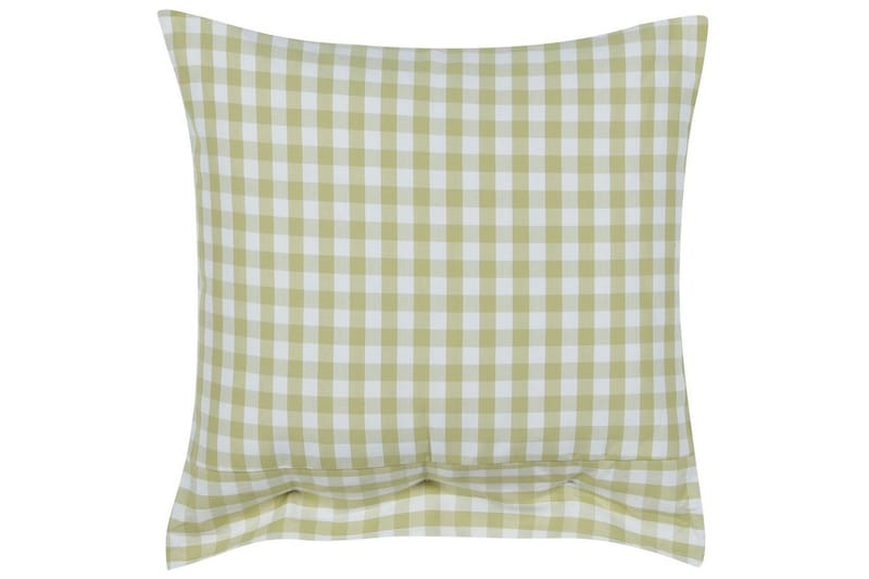 Pyntepuder Talya sæt om 2 Grønt/hvidt/lyst træ, Firkantet - Grønt/hvidt/lyst træ, Firkantet - Tekstiler - Pude & plaid - Pyntepuder & pudebetræk