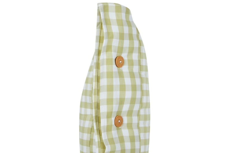 Pyntepuder Talya sæt om 2 Grønt/hvidt/lyst træ, Firkantet - Grønt/hvidt/lyst træ, Firkantet - Tekstiler - Pude & plaid - Pyntepuder & pudebetræk