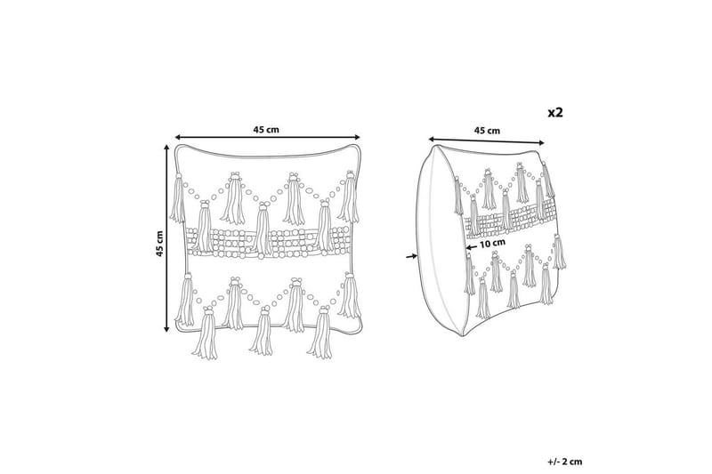 Pyntepuder Thondi sæt af 2 - Tekstiler - Pude & plaid - Pyntepuder & pudebetræk
