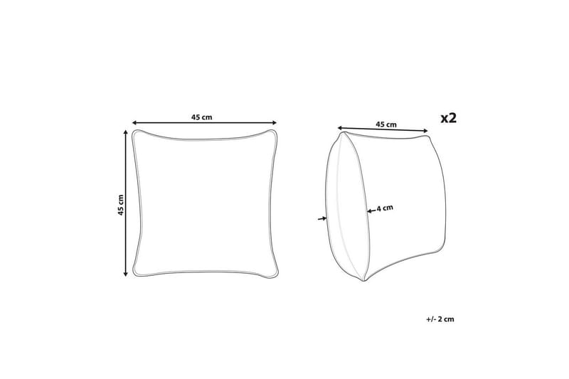 Pyntepuder Trachelium sæt af 2 - Tekstiler - Pude & plaid - Pyntepuder & pudebetræk