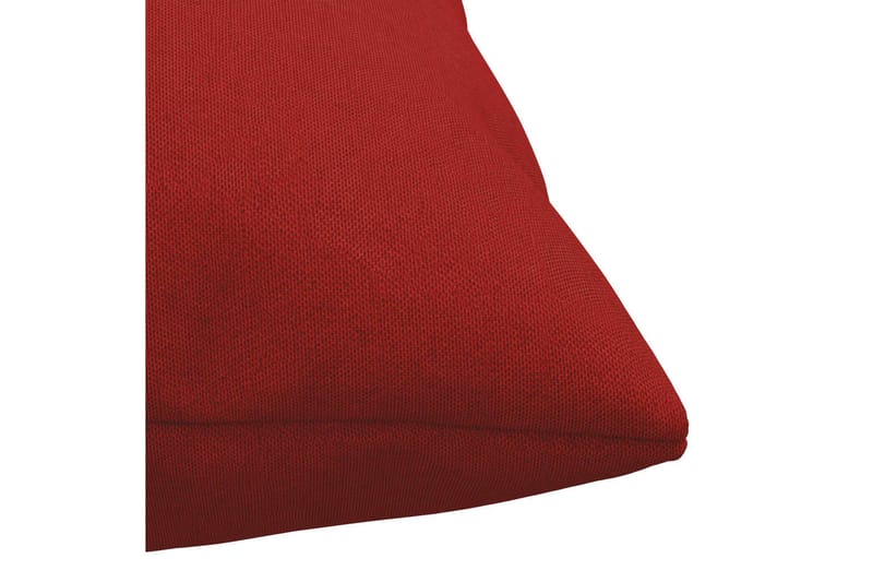 Udendørspuder 4 stk. 40x40 cm stof rød - Rød - Pyntepuder & pudebetræk