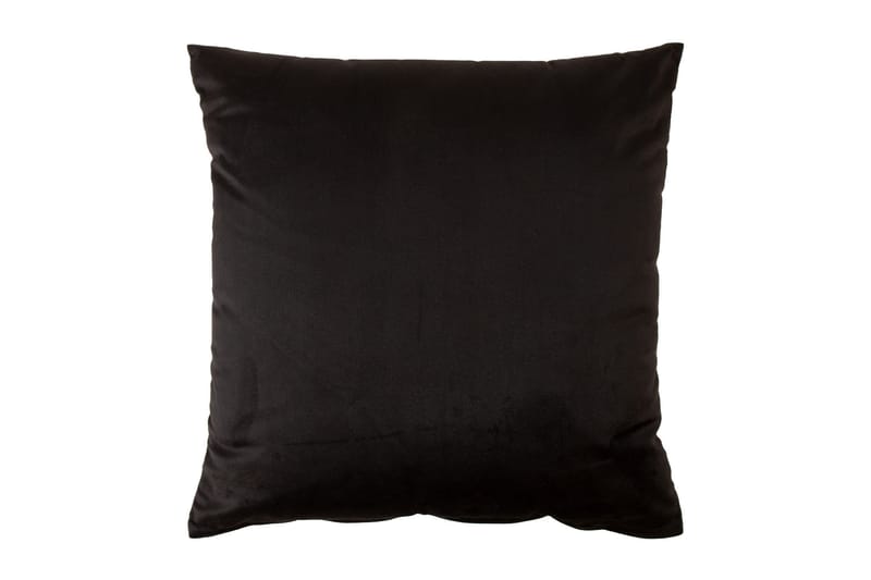 Velvet Pyntepude 50x50 cm Sort - Tekstiler - Pude & plaid - Pyntepuder & pudebetræk