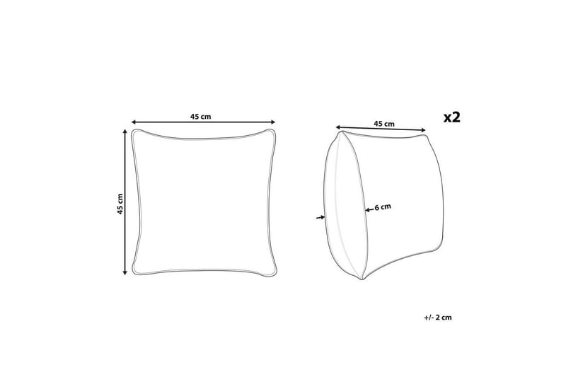 Pyntepuder Wisteria sæt af 2 - Tekstiler - Pude & plaid - Pyntepuder & pudebetræk