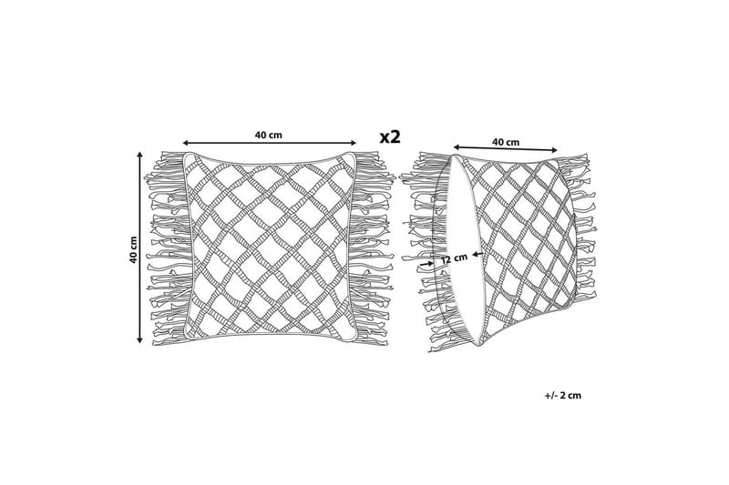 Pyntepuder Yaniklar sæt af 2 - Tekstiler - Pude & plaid - Pyntepuder & pudebetræk