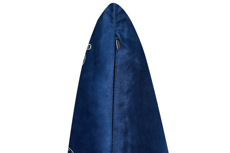 Pyntepuder Yuzuri sæt af 2 Blå/Sølv - Blå/Sølv - Tekstiler - Pude & plaid - Pyntepuder & pudebetræk